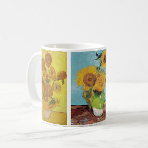 Caneca De Café Vincent Van Gogh - Vaso com Doze Girassóis