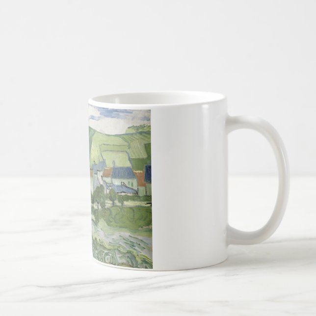 Caneca De Café Vincent van Gogh - Vista dos Auvers (Direita)