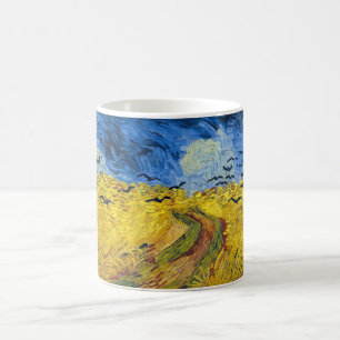 Caneca De Café Vincent van Gogh - Wheatfield com Crows
