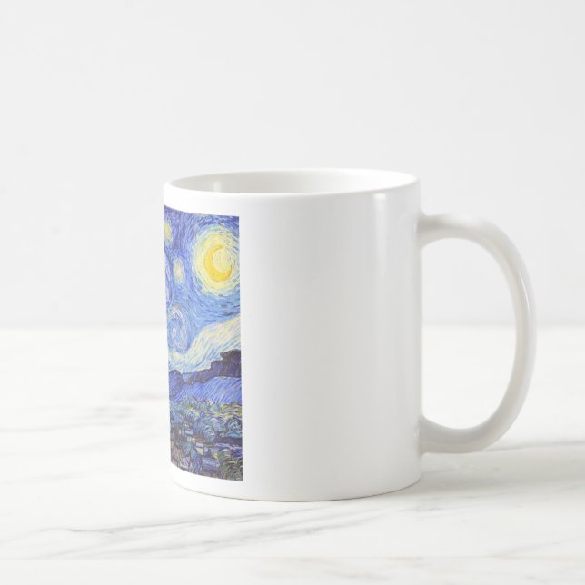 Caneca De Café Vincent Willem van Gogh , “ Starry Night ” (Direita)