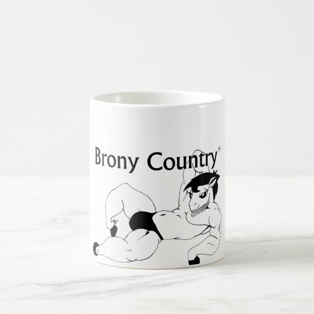 Caneca De Café Vindo… ao país de Brony (Centro)