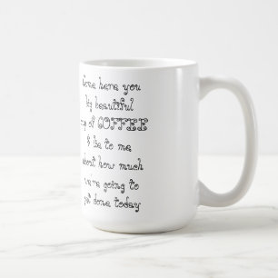 Caneca De Café Vindo aqui você chávena de café bonita grande