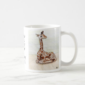Caneca De Café "Vindo sente-se com o copo do girafa de Me