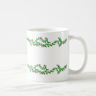 Caneca De Café Vinhas E Pequenas Flores