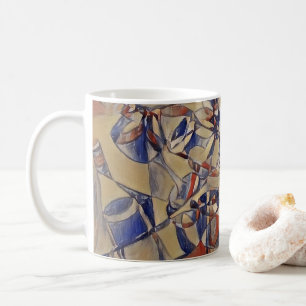 Caneca De Café Vinho e garrafas de vinho Arte de café