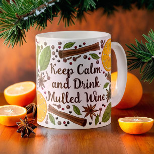 Caneca De Café Vinho Spicado de Natal