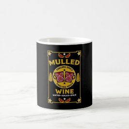 Caneca De Café Vinho tinto enrolado de Natal