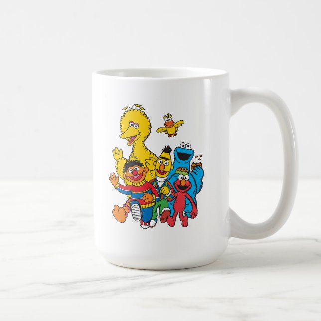 Caneca De Café Vintage 123 Sesame Street (Direita)