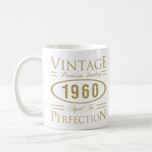Caneca De Café Vintage 1960 60th Birthday Premium Quality