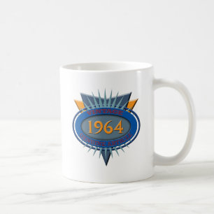 Caneca De Café Vintage 1964