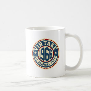 Caneca De Café Vintage 1966 todas as peças do original
