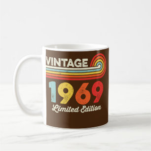 Caneca De Café Vintage 1969 Birthday Limited Edition Men Women