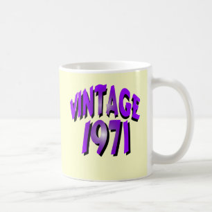 Caneca De Café Vintage 1971