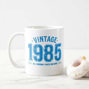 Caneca De Café Vintage 1985