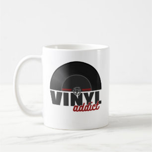Caneca De Café Vintage 45 RPM Vinyl Record Coffee Mug - Retro Mus