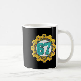 Caneca De Café Vintage 6 7 número 67 dia para professor de ciênci