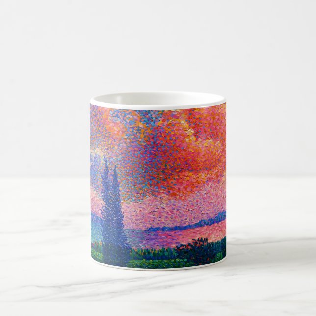 Caneca De Café Vintage A Nuvem Rosa (1896) (Centro)