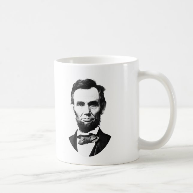 Caneca De Café Vintage Abe Lincoln (Direita)