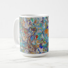 Caneca De Café Vintage Abstract Dream –Sepia Fantasy Nature