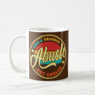 Caneca De Café Vintage Abuelo Como Vovô, Mas Cooler Abuelo
