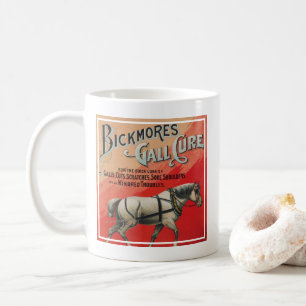 Caneca De Café Vintage Ad for Bickmore Gall Cure for Horses.