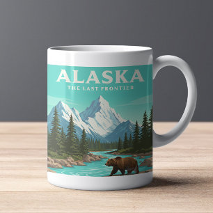 Caneca De Café Vintage Alaska