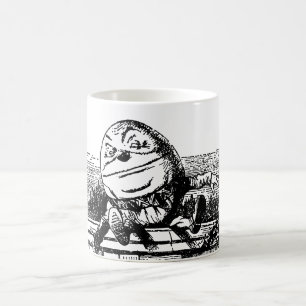 Caneca De Café Vintage Alice no País das Maravilhas, Humpty Dumpt