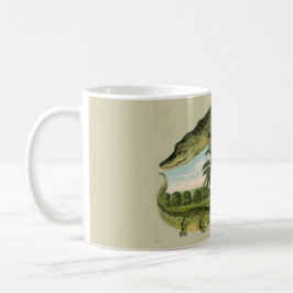 Caneca De Café Vintage Alligator Palm Mug