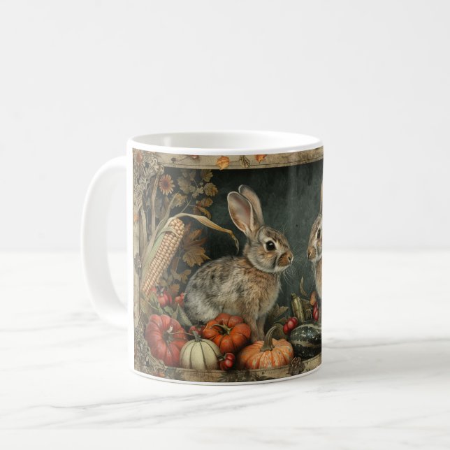 Caneca De Café Vintage Animal Scenes Mug (Frente Esquerda)