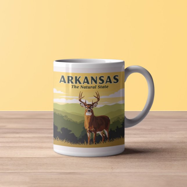 Caneca De Café Vintage Arkansas (Criador carregado)