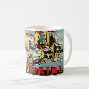 Caneca De Café Vintage Bar Harbour