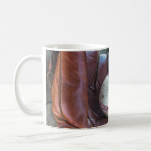 Caneca De Café Vintage Baseball Mit e Ball Baseball Glove Amer