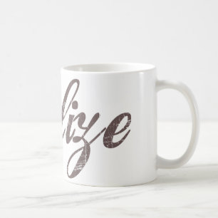 Caneca De Café Vintage Belize