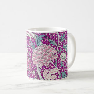 Caneca De Café Vintage Bloom Purple Flower - Eterno Arte Floral