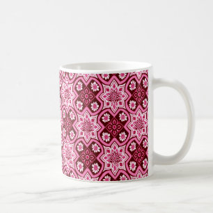 Caneca De Café Vintage Boho Chic Floral
