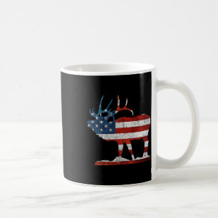 Caneca De Café Vintage Bull Elk Shirt American Elk Hunting Gift