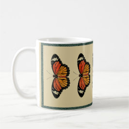 Caneca De Café Vintage Butterflies Primavera Bonito Natureza Boni