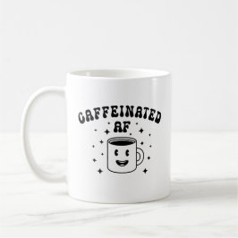 Caneca De Café Vintage Caffecinado AF