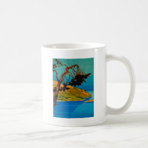Caneca De Café Vintage California Coast Viagem