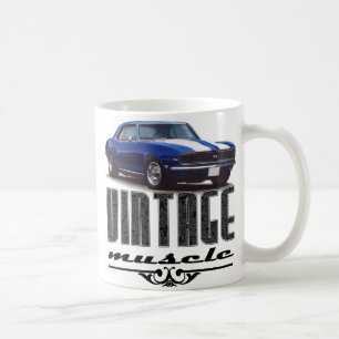 Caneca De Café Vintage Camaro Muscle