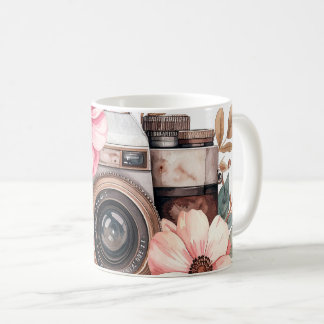 Caneca De Café Vintage Camera Mug - Photography Lover Retro Gift