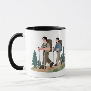 Caneca de Café Vintage Camping / Ao Ar Livre ao
