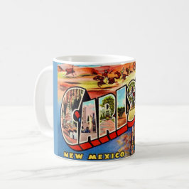 Caneca De Café Vintage Carlsbad NM Mug
