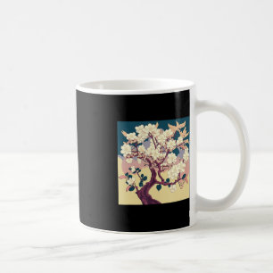 Caneca De Café Vintage Cherry Blossom Sakura Animação de Arte Jap