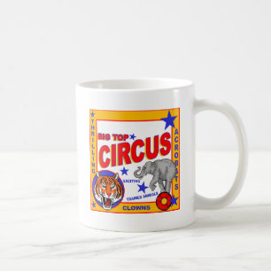 Caneca De Café Vintage Circus Poster