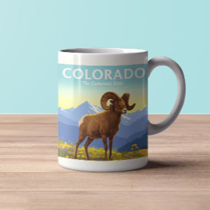Caneca De Café Vintage Colorado