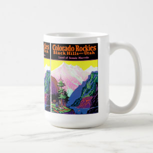 Caneca De Café Vintage Colorado ~ Land of Scencen Marvels Café M