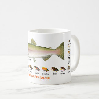Caneca De Café Vintage Colorful Trout Fly Fish Mug