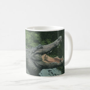 Caneca De Café Vintage Crocodile Reptiles, Marine Animal Life