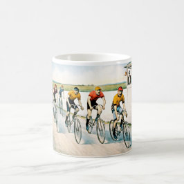 Caneca De Café Vintage Cyclist Race Gift Mug
